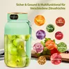 Tragbarer Mixer, 1200ML USB Wiederaufladbar Mixer, Smoothie Produktbild-Vorschau 2