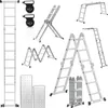 Jayseuw 6 in 1 Scala multiuso Scala articolata in alluminio Anteprima dell’immagine prodotto 1