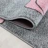 Kinder Teppich Kikki rund, Farbe: Pink, Größe:160 cm rund Produktbild-Vorschau 3