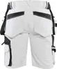 Blakläder® Maler Shorts 4-Wege-Stretch Weiß/Dunkelgrau 1088 Produktbild-Vorschau 2
