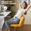 Krzesło biurowe 592871 żółte, do 136 kg, żółte Podgląd zdjęcia produktu 4