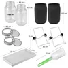 Sprossenglas Keimglas 2er Set 1000ml Anzuchtset für Produktbild-Vorschau 2