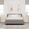 Boxspringbett mit Kopfteil Taupe 160 x 200 cm Stoff Produktbild-Vorschau 3