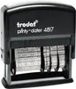 trodat Wortdrehstempel Printy DE m. Datum 4817 Produktbild-Vorschau 1