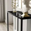 PRIME GLASS Console 80 cm Černá/ Černé sklo Náhled obrázku produktu 2