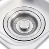 lavello da incasso in acciaio inox 58CM, angolare + ripiano Anteprima dell’immagine prodotto 14