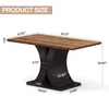 Tribesigns Esstisch 140 cm für 4-6 Personen, Produktbild-Vorschau 2