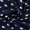 Baumwollstoff Meterware Popeline kleine Wale dunkelblau Produktbild-Vorschau 5