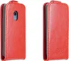 Two views of a red flip phone case against a white background. Podgląd zdjęcia produktu