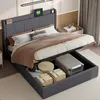 ProximaX Polsterbett 140x200cm mit 2 USB + 1 Produktbild-Vorschau 1