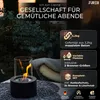 Firell Bioethanol Tischkamin aus massivem Beton Ethanol Tischfeuer Produktbild-Vorschau