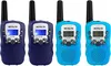 Four walkie-talkies are displayed side-by-side against a white background. Two are dark blue and two are light blue. Náhled obrázku produktu
