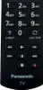 A black remote control for a Panasonic TV. Produktbild-Vorschau