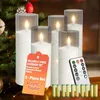 FIVMEN 5er Set Flammenlose LED Kerzen mit Fernbedienung und Produktbild-Vorschau 1
