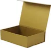 Pudełko Magnetyczne Na Prezent 220x160x80mm Złote Podgląd zdjęcia produktu 3