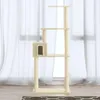 vidaXL Kratzbaum mit Sisal-Kratzsäulen Hellgrau 147 cm Produktbild-Vorschau 9