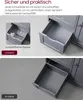 VASAGLE Badezimmerschrank, 3 große Schubladen, verstellbare Produktbild-Vorschau 8