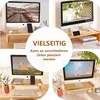 WAOHO Monitorständer aus Bambus für Computermonitor, Produktbild-Vorschau 6