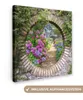 MuchoWow® - Leinwandbilder - Transparent - Blumen - Produktbild-Vorschau 1