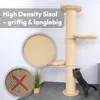 PET VIOLET Cat Tower A 185 cm – Wandmontierter Kratzbaum Produktbild-Vorschau 2