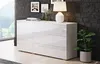 Cassettiera combinata HARPER 110 - bianco / bianco lucido Anteprima dell’immagine prodotto 1
