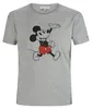 Mickey Mouse Herren T-Shirt Erwachsene Kurzarmshirt Grau    Produktbild-Vorschau 2