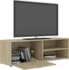vidaXL TV-Schrank Sonoma-Eiche 120x34x37 cm Holzwerkstoff Produktbild-Vorschau 5
