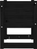 vidaXL Pflanzkübel Schwarz 40x40x52,5 cm Massivholz Kiefer Produktbild-Vorschau 5