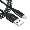 Schnell-Ladekabel Datenkabel 1 meter geflochtenes Nylon Produktbild-Vorschau 1