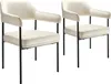tectake® Armlehnstuhl Doé gepolstert 58 x 62 x 85 cm Produktbild-Vorschau 9