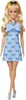 Barbie Fashionistas Puppe, Blaues Neckholder-Kleid mit Produktbild-Vorschau 4