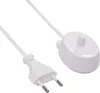 A white electric toothbrush charger with a European plug. Náhled obrázku produktu