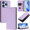 Litchi Leder Handyhülle für Oukitel C50 Wallet Kartenfächer Produktbild-Vorschau 1