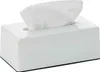 A white tissue box with tissues emerging from the top. Produktbild-Vorschau