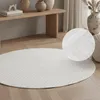 Tapiso Teppich HYGGE Modern Rund Weiß Wohnzimmer Produktbild-Vorschau 3