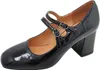 Post Xchange Wrinkle Damenschuhe Pumps Schwarz Freizeit Productafbeelding-voorbeeld 3