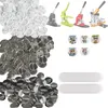VEVOR Anstecknadeln Button-Teile 32mm 500Stk. für Produktbild-Vorschau 1