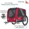 DOGGYHUT® Premium LARGE Hundefahrradanhänger  15 - 30kg Produktbild-Vorschau 7