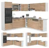 Eckküche Vicco R-Line Sonoma/Weiß 247 x 237 cm ohne Produktbild-Vorschau 8