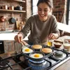 Poêle à œufs au plat et à pancakes à 4 alvéoles Voir les images du produit 4