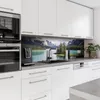 Dedeco Küchenrückwand Motiv: Berge V1, 3mm Aluminium Produktbild-Vorschau 1
