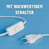 greate Lampenfassung E27 mit Kabel und Schalter weiß 5 Produktbild-Vorschau 5