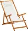 vidaXL Klappbarer Strandstuhl Eukalyptus Massivholz und Produktbild-Vorschau 8