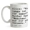 Mr. & Mrs. Panda Tasse Alice: "Wie lange ist... - Weiß - Produktbild-Vorschau 3