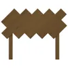 The Living Store Kopfteil Honigbraun 104x3x80,5 cm Produktbild-Vorschau 5