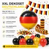 XXL Deutschland Deko Set über 50 Teile - Fanartikel Fußball Produktbild-Vorschau 3
