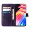 Lederhülle für Infinix Hot 30 Play NFC Schmetterling Produktbild-Vorschau 4