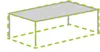 Perel Schutzhülle für Gartentisch 145 x 105 x 75 cm, Produktbild-Vorschau 3