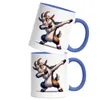 Ziegenbock Dabbing Tasse Blau Tiermotiv Tanzliebhaber Produktbild-Vorschau 2