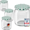 50x WELLGRO Einmachgläser 400ml – Schraubdeckel TO82 Produktbild-Vorschau 1